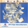 Concrete Fiber Reinforcement PP Monofilament Microfiber